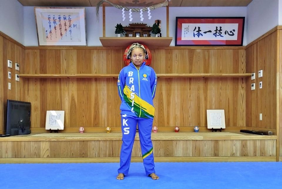 Jovem karateca baiana busca medalhas no Mundial de Karatê no Japão