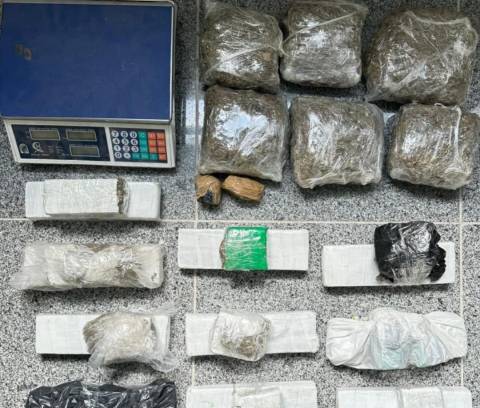 Policia apreende grande quantidade de drogas no Viveiros