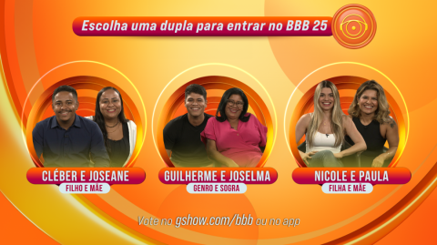 Conheça as duplas candidatas à 12ª vaga do ‘Big Brother Brasil 25’