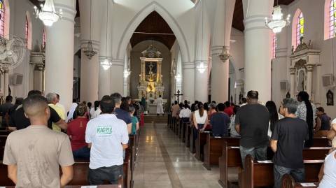 Legado do feirense Carlos Pitta é homenageado durante missa de sétimo dia