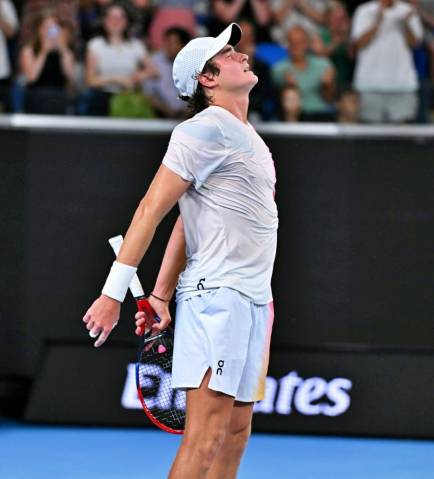 João Fonseca bate recorde de forehand mais rápido no Australian Open