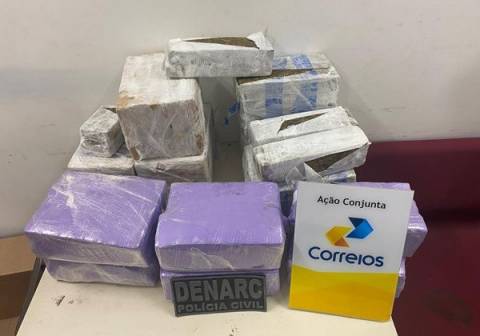 Polícia apreende quase 70 quilos de drogas que seriam distribuídas durante o Carnaval