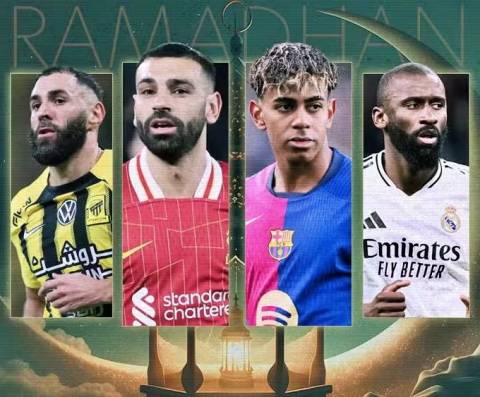 Champions League tem pausas para atletas muçulmanos durante o Ramadã