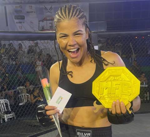 Letícia Hille brilha no MFC 81 e vence por finalização em Brasília